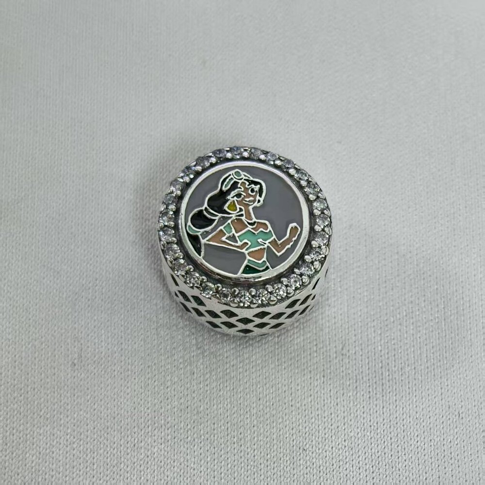 Pandora Disney Princess 2020 5K , Half Marathon Charm, S925 Silver Jewelry